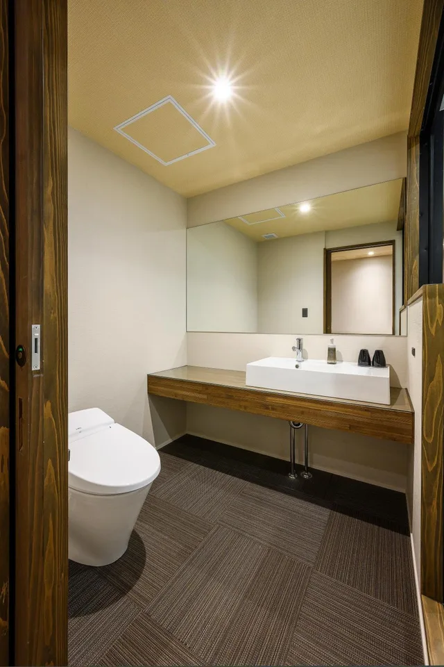 غرفة ديلوكس بسريرين منفصلين، Hotel Wood Takayama 6/7