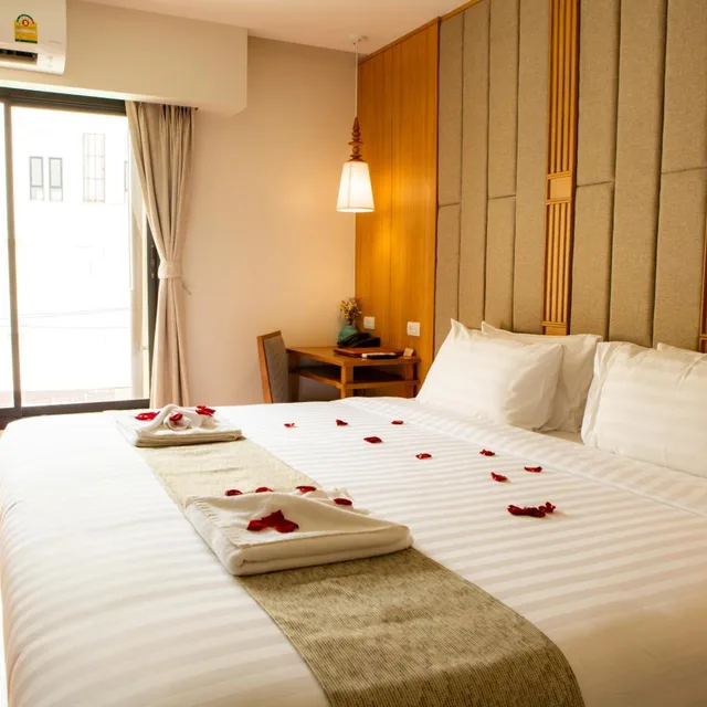 غرفة سوبيريور بسرير مزدوج أو سريرين منفصلين، Lanna Thaphae Hotel 8/10