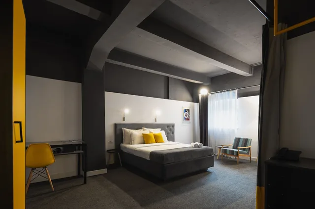 غرفة قياسية بسرير كوين بإطلالة على المدينة، Hotel Bohemian Garni 4/10