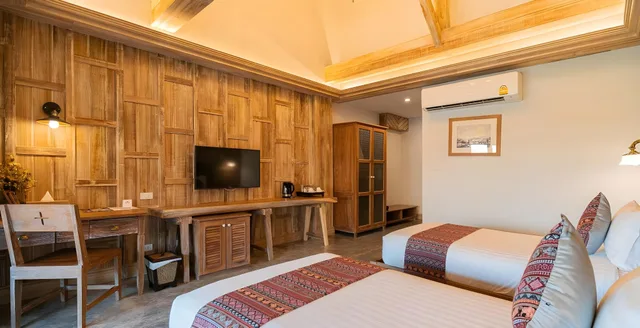 Lanna, Deluxe, Twin Beds, No View، Nampiangdin Boutique Hotel 1/1