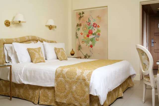 غرفة كلاسيكية بسريرين منفصلين بإطلالة على الحديقة، Aquila Rithymna Beach 5/8