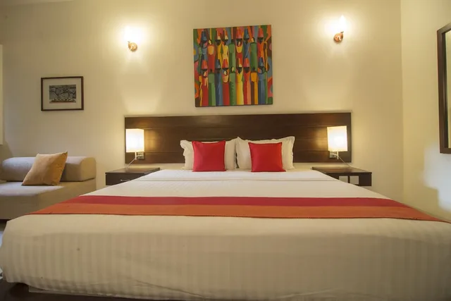 غرفة ديلوكس ثلاثية بسرير كوين بإطلالة على الحديقة، Villa Escondite 4/5