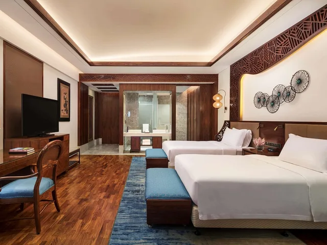 Fairmont Gold, Twin Beds, Ocean View, Club Lounge Access، Fairmont Sanya Haitang Bay 4/8
