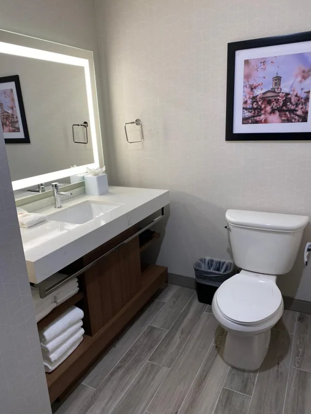 غرفة رباعية بسريرين كوين يُسمح فيها بالحيوانات الأليفة بحوض استحمام لذوي الإعاقة، Comfort Inn & Suites Gallatin - Nashville Metro 3/3