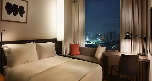 غرفة ديلوكس بسرير مزدوج في طابق مرتفع، Shilla Stay Guro 1/4