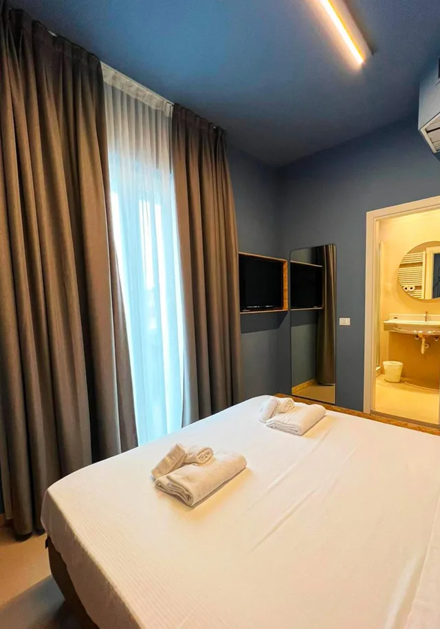 غرفة بسرير مزدوج أو سريرين منفصلين، Hotel Little 10/10