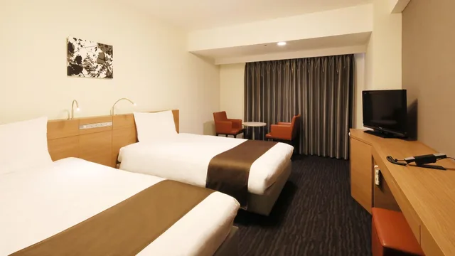 غرفة قياسية بسريرين منفصلين للمدخنين، Hiroshima Tokyu REI Hotel 1/1