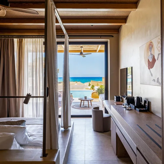 Villa, Sea Front, Indoor Jetted Tub, Private Pool، AKS MINOA PALACE HOTEL 6/10
