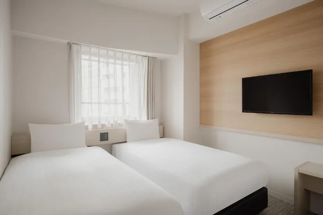 Compact, Twin Beds, Private Bathroom، Hotel Mid in Kuramae Ekimae 1/4