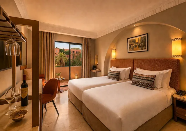 غرفة سوبيريور بسريرين منفصلين، Hivernage And Spa Hotel 6/10