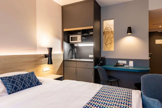 غرفة سوبيريور بسرير مزدوج بمطبخ صغير، Parkhotel Maximilian Ottobeuren 6/10