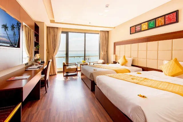 Deluxe, Family, 2 Double Beds, Sea View, Grand Sea Hotel 1/1