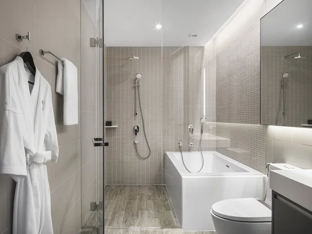 شقة ديلوكس بسرير كينج وسرير كوين بغرفتي نوم، Oakwood Suites Bangkok 9/10