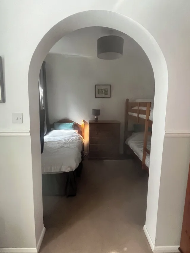 غرفة عائلية بسرير مزدوج وسرير فردي وسرير بطابقين، Trimstone Manor Country House Hotel 5/5