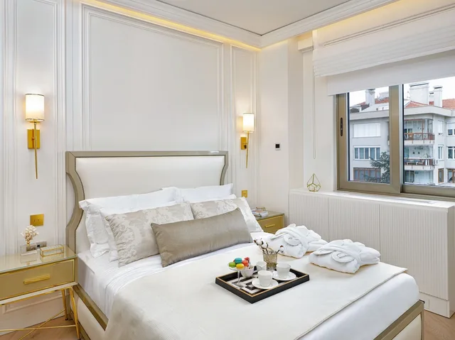 شقة بسريرين كوين بشرفة، G Residences Ulus 1/5