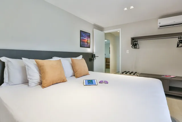 غرفة ديلوكس بسرير كينج مع أريكة، Quality Suites Joao Pessoa 6/10