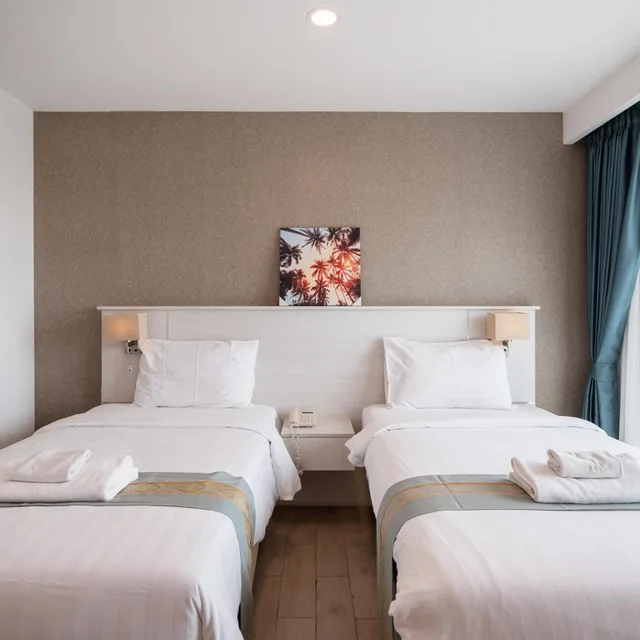 غرفة بسريرين منفصلين، Sonia Residence Pattaya 6/10