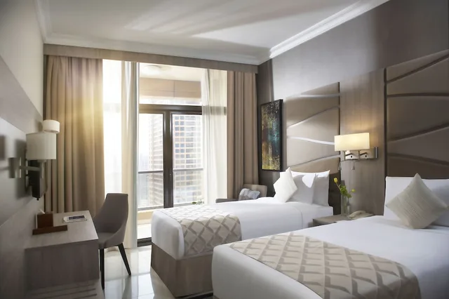 شقة بسرير كينج بإطلالة على المدينة بغرفة نوم واحدة، Two Seasons Hotel & Apartments Dubai 3/6
