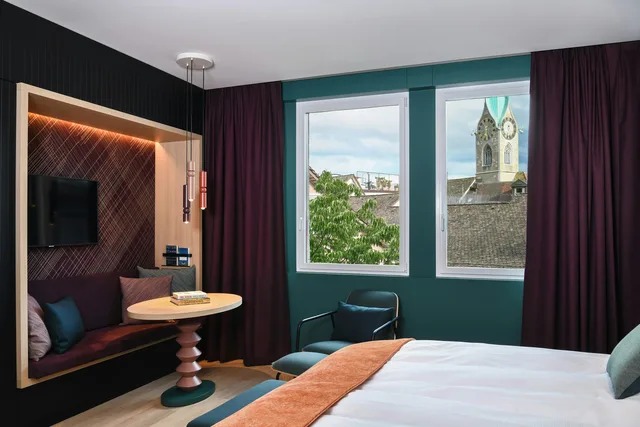 غرفة ديلوكس بسرير كينج، Sorell Hotel St. Peter 1/3