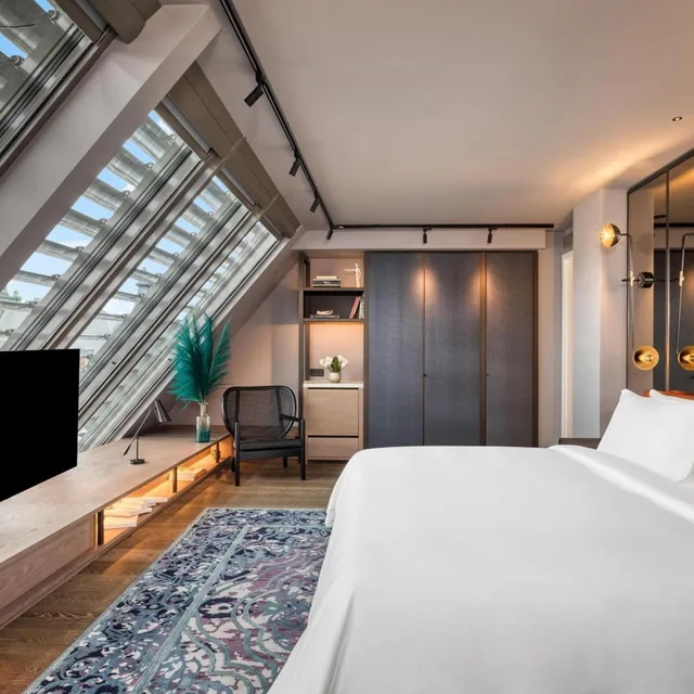 لوفت بسرير كينج بإطلالة على النهر، Matild Palace A Luxury Collection Hotel Budapest 1/4