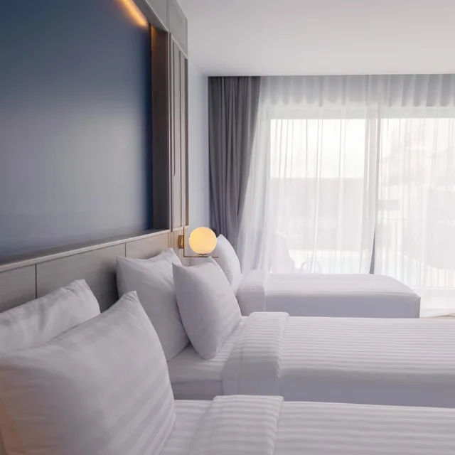 غرفة ثلاثية بإطلالة على المسبح، Seabed Grand Hotel Phuket 6/9