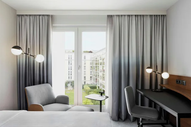 غرفة سوبيريور بسريرين منفصلين بإطلالة، Courtyard by Marriott Munich City East 3/4
