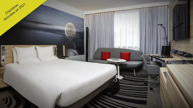 غرفة كلاسيكية بسرير مزدوج وسريرين منفصلين، Novotel Antibes Sophia Antipolis 3/10