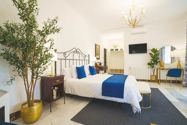 غرفة ديلوكس بسرير مزدوج بشرفة، Hotel Boutique Palacio De La Duquesa 5/10