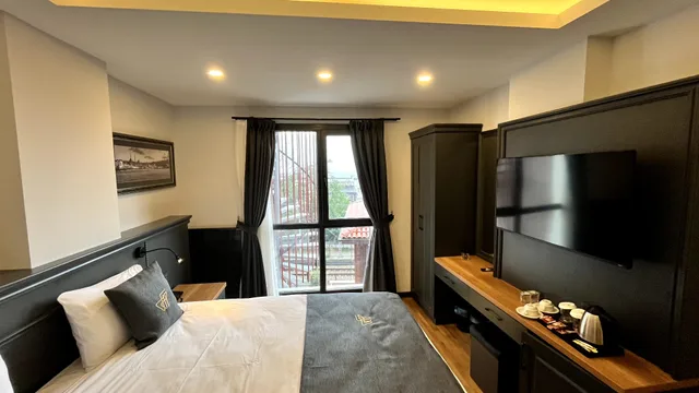 غرفة ديلوكس بسرير مزدوج بإطلالة على البحر في الملحق، FERMAN HOTEL 7/8