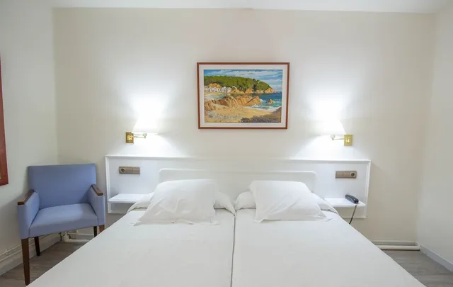 غرفة داخلية بسرير مزدوج، Llafranch Hotel 3/5