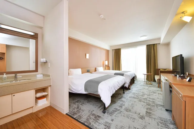 غرفة كومفورت بسريرين منفصلين في المبنى الرئيسي، Vessel Hotel Campana Okinawa 2/2