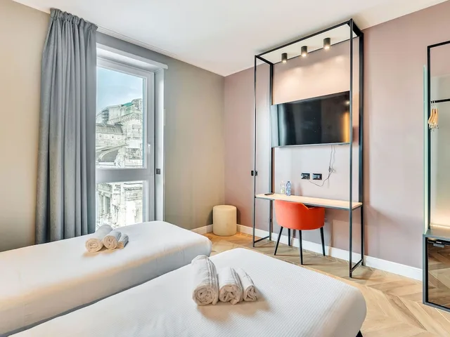 غرفة قياسية بسريرين منفصلين، B&B Hotel Milano Aosta 2/10