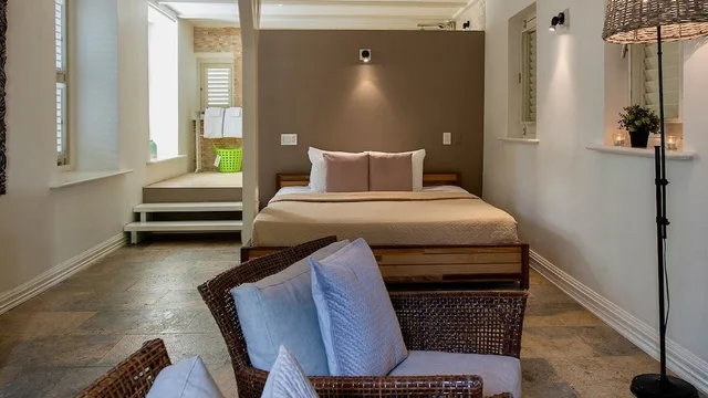 غرفة كلاسيكية بسرير كينج، Pietermaai Boutique Hotel 2/10