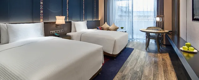 غرفة ديلوكس تنفيذية بسريرين منفصلين، Wanda Realm Resort Nanning 1/2