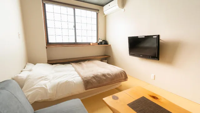 Japanese Western, Double Bed, Mountain View, Nozawaonsen Azegamikan 1/1