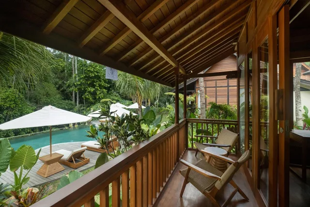 Wooden, House, Bathtub، Bhuwana Ubud Hotel 10/10