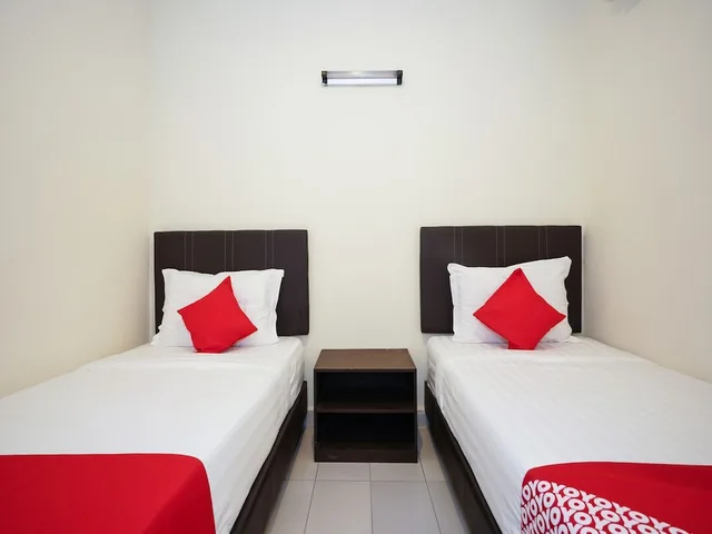 غرفة قياسية بسريرين منفصلين، Hotel O Jj Hotel Sitiawan 1/3
