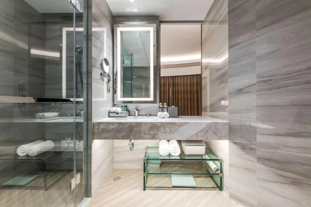 استوديو بسرير كينج بإطلالة على المرفأ، Courtyard Xiamen Haicang 3/4