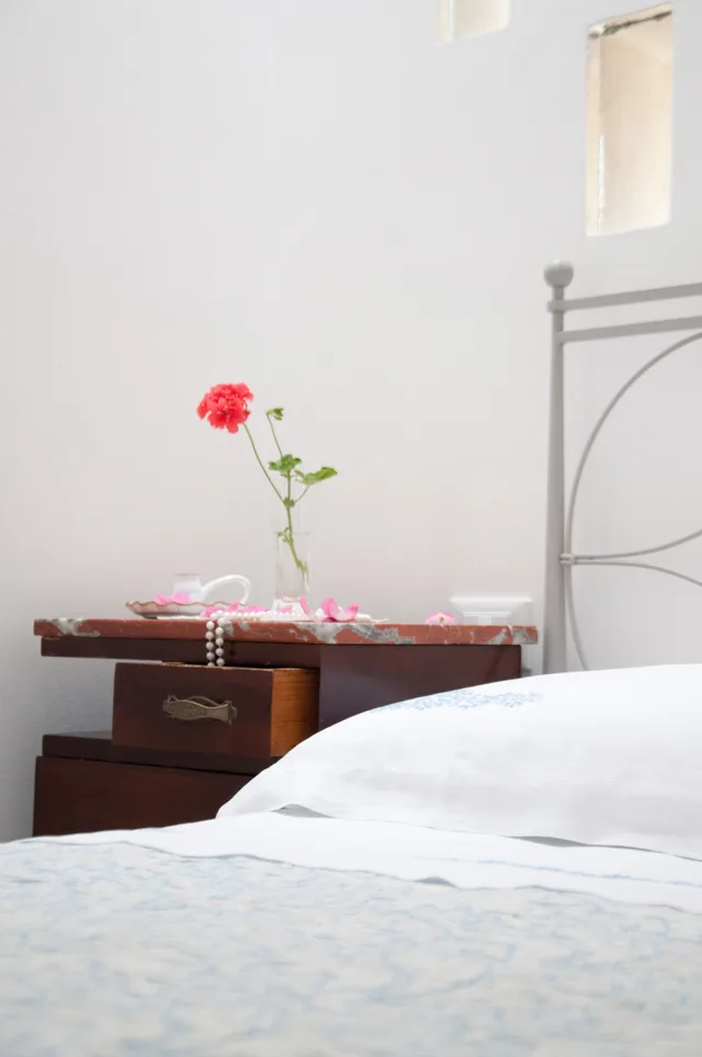 غرفة بسرير كوين بإطلالة على الحديقة، Agriturismo Villa Coluccia 3/8