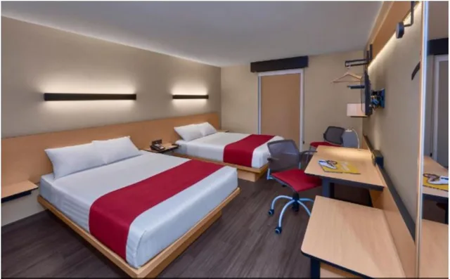 غرفة قياسية بسرير مزدوج، City Express by Marriott Saltillo Norte 3/3