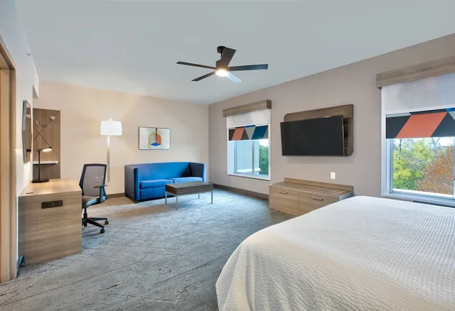 غرفة قياسية بسرير كينج مع أريكة، Holiday Inn Express Amp Suites North Dallas At Preston 4/10