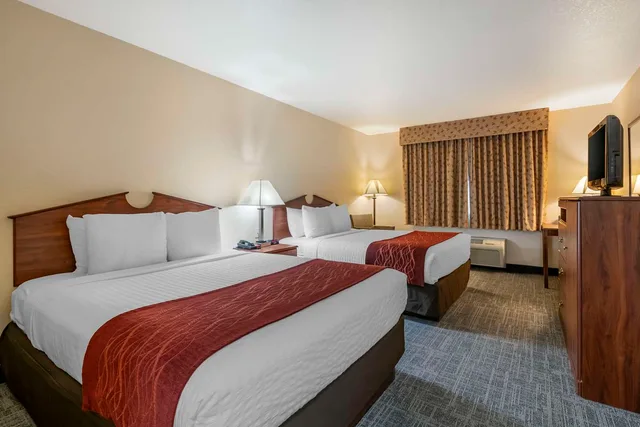 غرفة بسريرين كوين يُسمح فيها بالحيوانات الأليفة، SureStay Plus Hotel by Best Western Buffalo 3/5