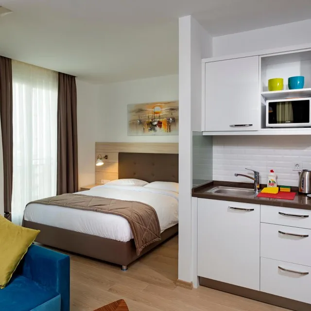 استوديو بشرفة، The Room Hotel & Apartments 3/8