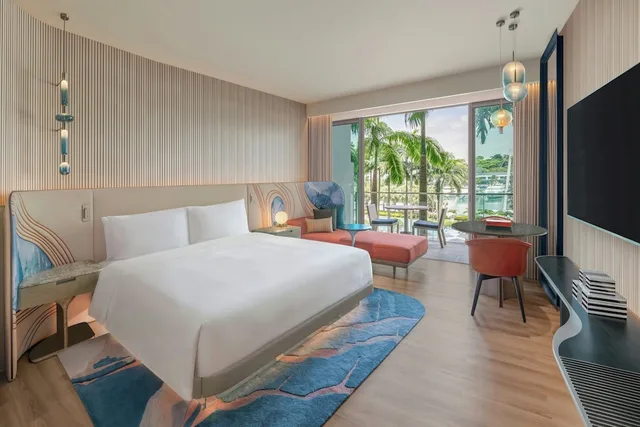Premier, Deluxe, King Bed, Pool View, Sofa, Balcony, W Singapore Sentosa Cove 1/1