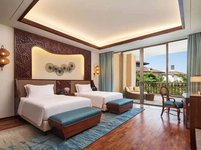 Fairmont Gold, Twin Beds, Ocean View, Club Lounge Access، Fairmont Sanya Haitang Bay 5/8