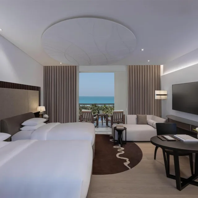غرفة مفردة بإطلالة على البحر، Park Hyatt Abu Dhabi Hotel & Villa - Saadiyat island 3/5