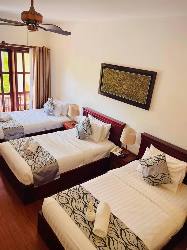 غرفة ديلوكس ثلاثية بثلاثة أسرّة، Savada Angkor Boutique Hotel 1/1