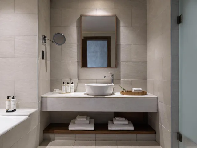 Open Plan, Tropical, Suite, Bungalow, King Bed, Outdoor Jetted Tub، Aulus Lindos Rhodes Resort, Curio Collection by Hilton 5/7