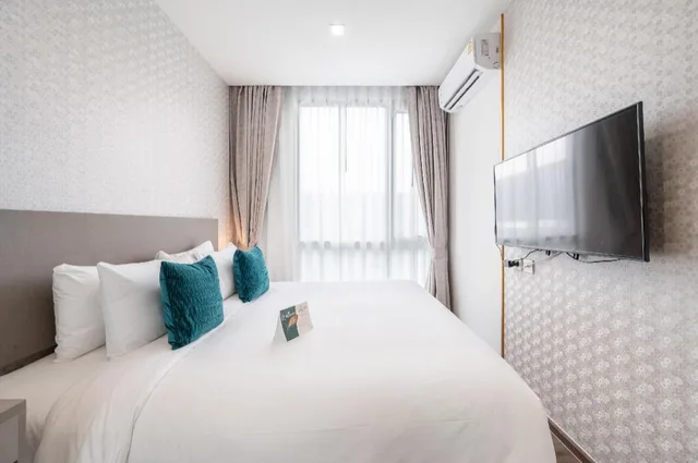 غرفة مفردة بسرير كينج، The Rich Residence Sukhumvit Nana 1/3