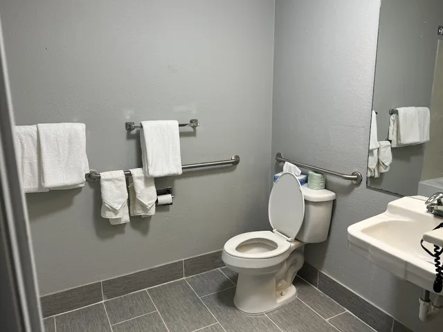 غرفة بسرير كينج لذوي الإعاقة، Clarion Pointe Indianapolis Northeast 4/4